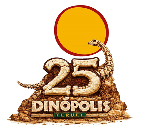Dinópolis logo 25 aniversario